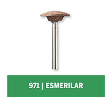 Piedra de Amolar de Oxido Aluminio Cónica 5/8 15.9 mm