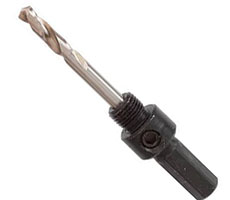 Vástago de inserción para sierras de corona HSS-bi-metálicas, con broca de centrar HSS. 16-30MM