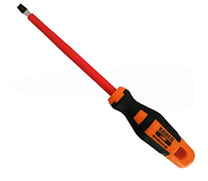 Destornillador aislado punta plana cónica Ø 6.5mm 125mm 1000V