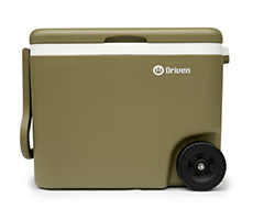 Conservadora 45 Litros "Driven" - VERDE - Tapa con bisagra y RUEDAS
