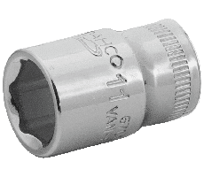 Bocallave Hexagonal métrico ¼" - 13mm - Largo 24.7mm
