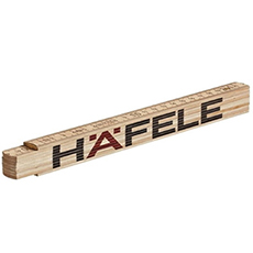 Metro carpintero doble madera natural 2mts