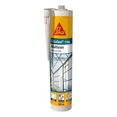 Sellador de silicona Sikasil® E. Transparente x 280Ml