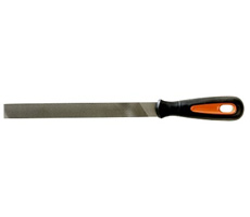 Lima plana paralela embalaje industrial con mango y display 8"