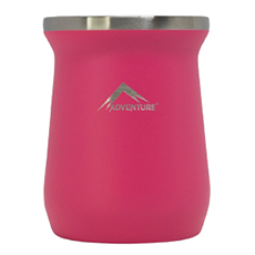 Mate Adventure inoxidable 260Ml - Rosa Fluo.