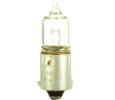 Lámpara para Stop , Giro y Reglamentarias de 1 filamento H6W Volts 12 Watts 6 Polo 1 - BAX9S Equivalencia 64132