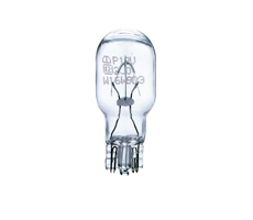 Lámpara tipo Cuña - Base Wedge W16W Volts 12 Watts 16W2.1x9.