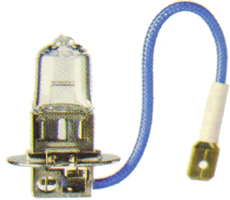 Lámpara Halógenas para faros delanteros H-3 Volts 12 Watts 55 Para 1 Polo 1 - PK22S, equiv 64151