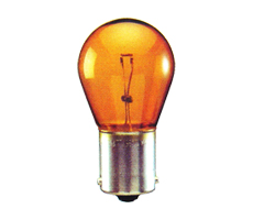 Lámpara para Stop , Giro y Reglamentarias de 1 filamento PY21W Ambar Volts 12 Watts 21 Polo 1 - BAU15S. equiv 7507