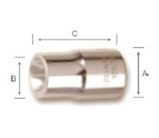 Bocallave Torx® Hembra ½" - E12 - Largo 38mm