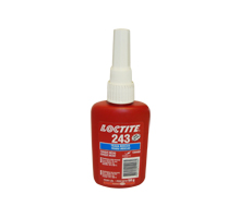Loctite 243 Fijador de roscas - Uso general. Tolera ligera grasitud. Resistencia media. Envase de 50 gr. Unidad por caja: 10.