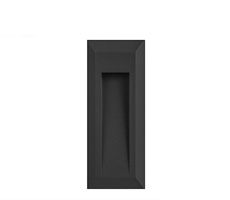 Luminaria Decoled Vertical Black 1W. IP65. Luz cálida