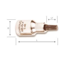Bocallave c/punta Torx® ½" - T50 / Largo 60mm