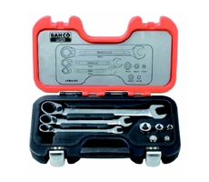 Juego de adaptadores para llaves combinadas, tipo ratchet, 8pz