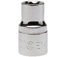 Bocallave Torx® Hembra ½" - E12 - Largo 38mm = 126121A