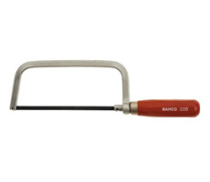 Mini-arco para aserrado de hierro y metales blandos.