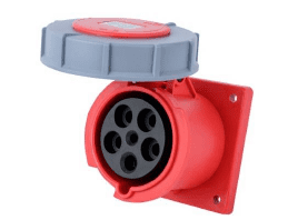 Toma De Embutir Triton 3P+N+T 32A 200/346-240/415Vca 6H Ip44