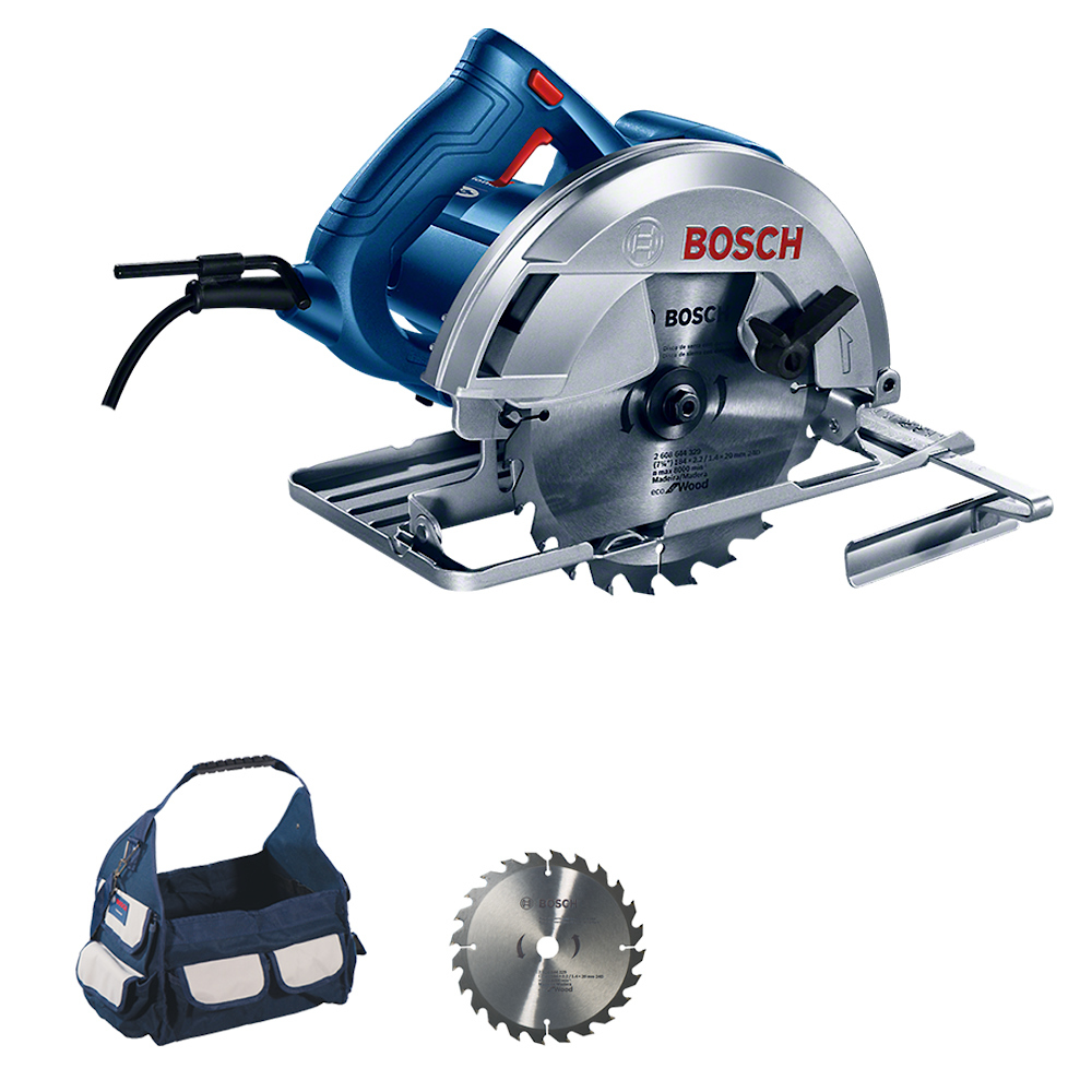 GKS 150 Sierra circular 1500 W. Incluye bolso de trabajo.
