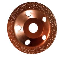 Vaso amoladora 115 mm plano - Grano medio.