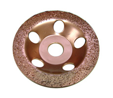 Vaso amoladora 115 mm plano - Grano fino.