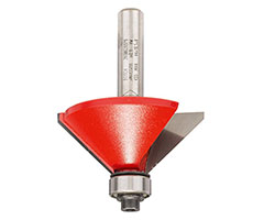 Fresa para biselar con rodamiento de avance 8mm 44x18.5