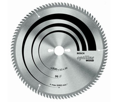 Disco de sierra circular - 365mm 14'' - 60 Dientes ATB - Optiline for Wood. Eje: 30mm