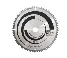 Disco de sierra circular - 305mm 12'' - 80 Dientes HLTCG - Multimaterial