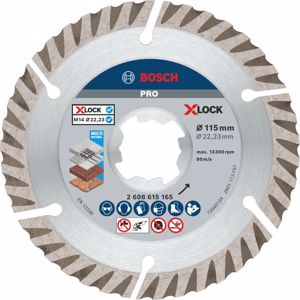 X-LOCK disco diamantado STD UNIV -115MM