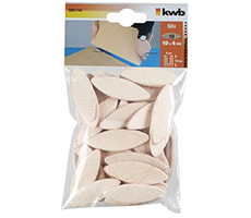 50 tacos de madera de haya ranura 10 mm, longitud 15mm, espesor 4mm para TC BJ 900.