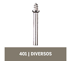 Vástago para fieltros de pulir. Boquilla 1/8