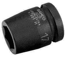 Bocallave Hexagonal impacto Corto 27mm encastre 1/2