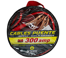 Juego Cable Puente para Batería 300 Amp 2 metros