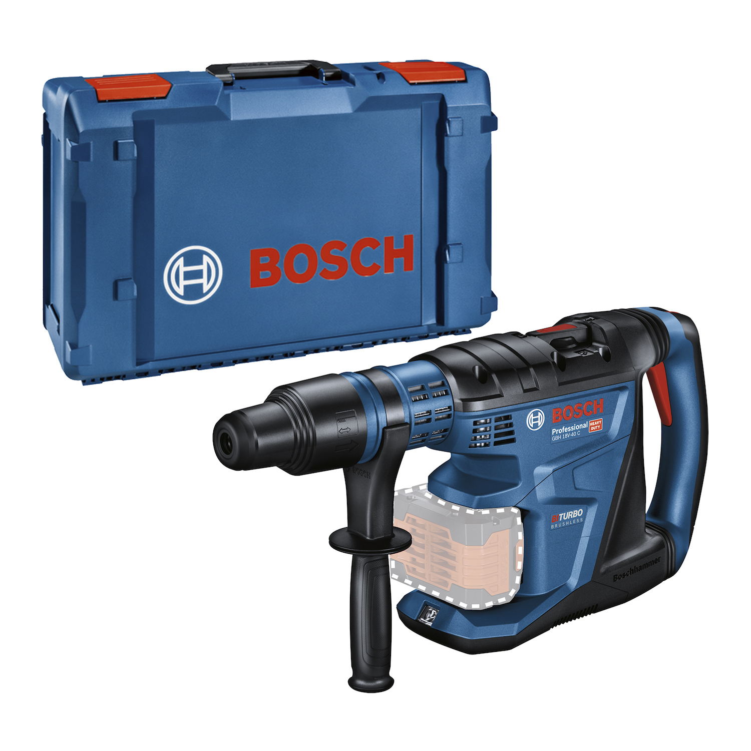 GBH 18V-40 C SB Martillo perforador demoledor BiTurbo - Heavy Duty