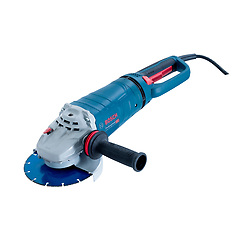 GWS 25-180 LVI - Amoladora Puño D 7" (180mm). Potencia: 2.500W. Interruptor "Hombre Muerto". 8.500 RPM.