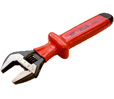 Llave ajustable aislada 8"
