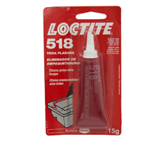 Loctite 518 Sellador anaeróbico 15Gr reemplaza las juntas convencionales, de alta velocidad de curado, alta elasticidad, apto para grandes holguras. Recomendado para piezas fundidas y rectificadas. Fácil desmontaje.