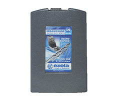 Set de 19 Brocas TCC para metal y acero de 1 a 10mm.