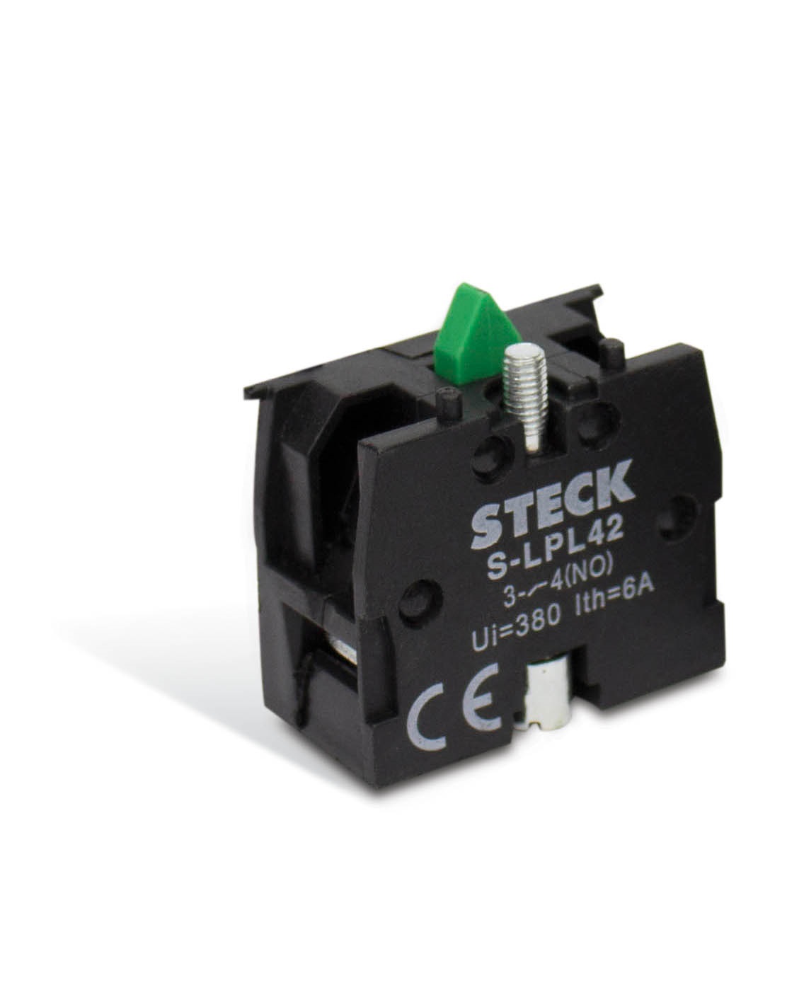 Bloque de contacto auxiliar 1NA. Tensión nominl de ailsamiento: 660V. Corriente Nomial Térmica: 10A. Tensión Nominal de Soportabilidad a los Choques: 4Kv