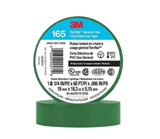 Cinta Aisladora Temflex 165 19Mm X 9 Metros Verde
