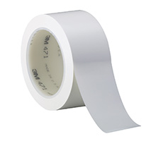 Cinta de pvc #471 blanca 50Mmx30M.