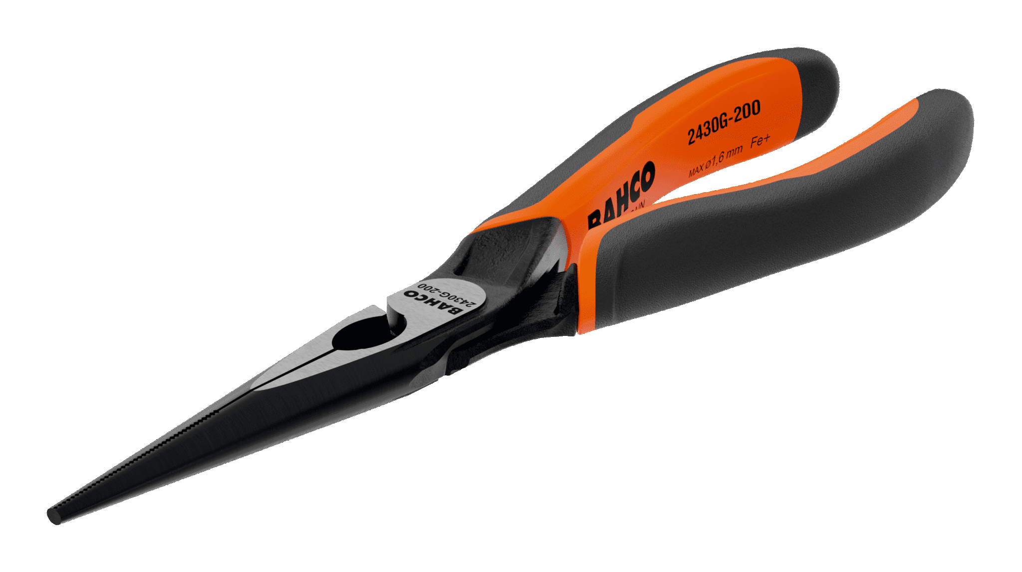 Pinza ergo ® de punta plana semi-redonda