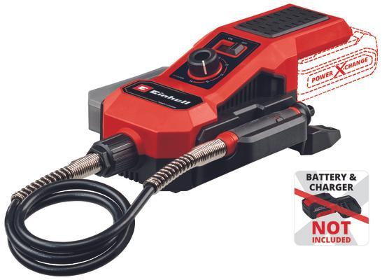 Torno para grabado TE-MT 18/34 Li Solo PXC 18V Eje flexible 92 cms