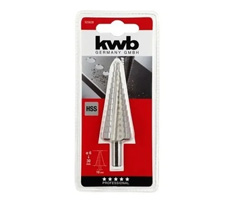 Mecha escalonada HSS 6 A 30 mm para chapas de acero, metales no férricos y plástico