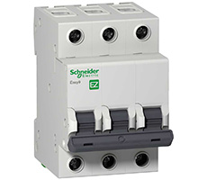 Interruptor Termomagnético Easy9 - Tripolar - 6A - Curva C - 4,5kA