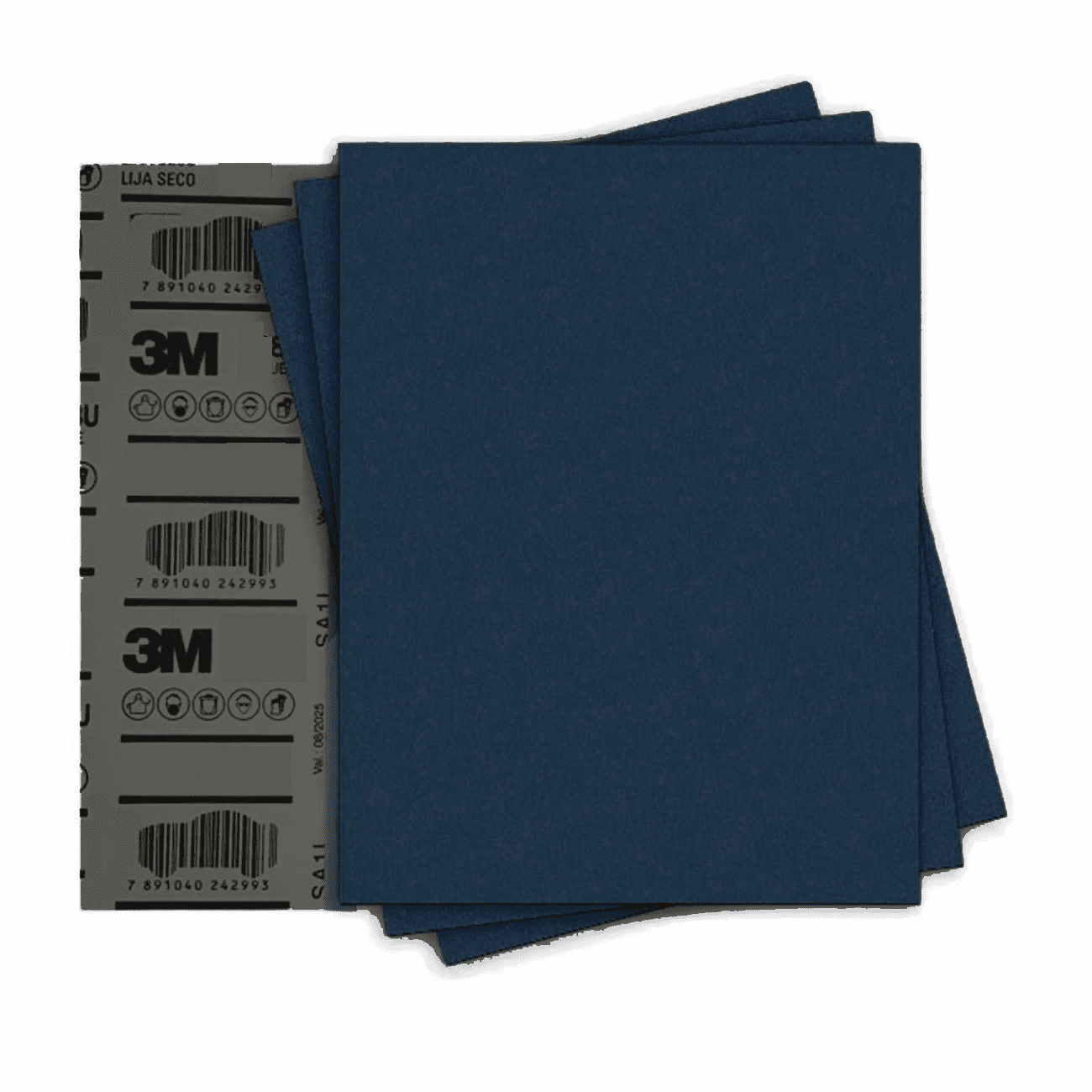 Lija para metales - tela esmeril #150. Paquete X 50 unidades electrocut.