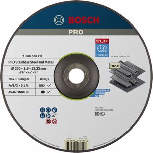 Disco de corte rápido - 230 x 1,9mm - expert for inox - Centro deprimido