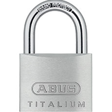 Candado de titalium 50MM línea Abus, en caja por 12 unidades.