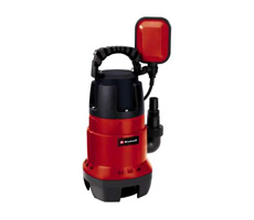 Bomba de aguas sucias GC-DP 7835. . Detector del nivel del agua con altura regulable sin escalonamientos Junta de anillo deslizante de alta calidad Carcasa de la bomba de plástico resistente a los impactos Recogida del cable. Asa de transporte Conexión universal para mangueras de 25 mm y 32 mm, así como rosca exterior G 1 (aprox. 33,3 mm) Ángulo de 90 ° rosca exterior G 1½ (aprox. 47,8 mm) x rosca G 1½ (aprox. 47,8 mm)"