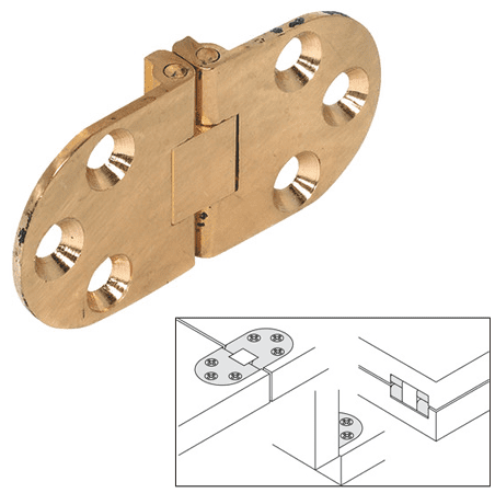 Bisagra mesa plegable 30x65mm Mate