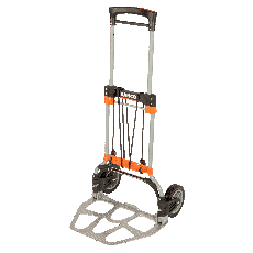 Carro plegable con bandeja de aluminio 497mm x 520mm x 1077mm soporta 120kg.